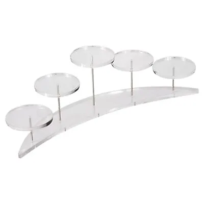 Cupcake Display Stand 5Tier Clear Acrylic Party Cake Dessert Holder Jewelry Rack • $26.59