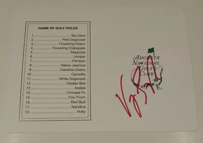 Vijay Singh Signed Autographed 2000 MASTERS Scorecard PGA Golf Star SASIGNED COA • $39.99