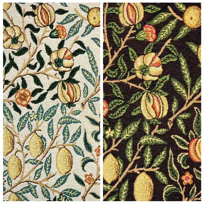 Tapestry Fabric William Morris Pomegranate Fruit Floral Flower Damask 140cm Wide • £1.50