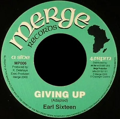 Earl Sixteen - Giving Up (7 ) • £14.99