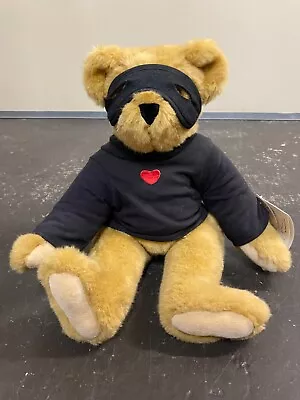 Vermont Teddy Bear 16  LOVE Bandit Heart Jointed Valentine Plush Stuffed USA • $19.99