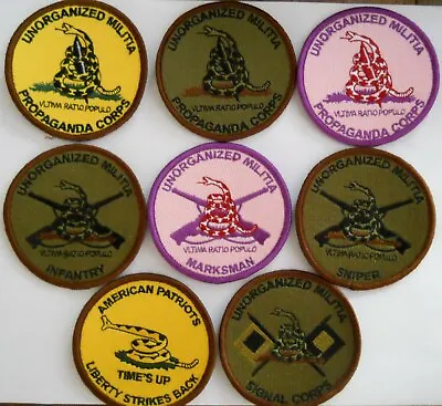 Militia Patches And Rocker TabsSew On And Hook/LoopInfantryMarksmanSniper + • $3