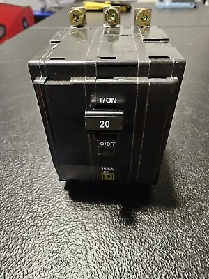 Square D QOB320 3Pole 20A Circuit Breaker • $28.45