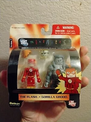 DC Direct Minimates The Flash And Gorilla Grodd 2 Pack Art Asylum Series 7 • $7.99