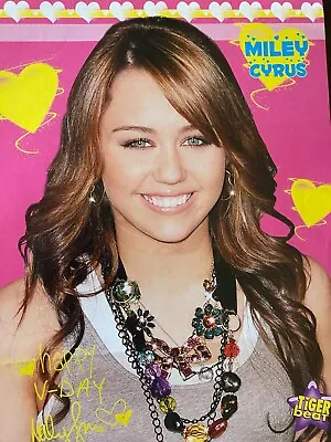 Miley Cyrus Full Page Vintage Pinup • $1.99