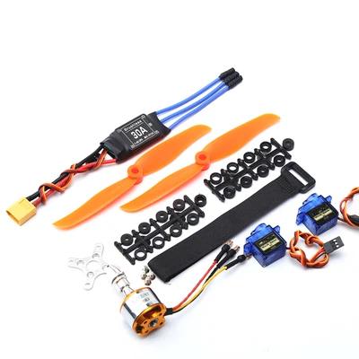 $32.64 • Buy Brushless Motor 2200KV 30A  6035 Propeller 9G Micro Servo 2pcs For RC I2Q0