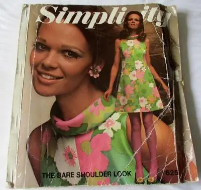 Vintage October 1968 Simplicity Pattern Book Store Counter Catalog Display • $175