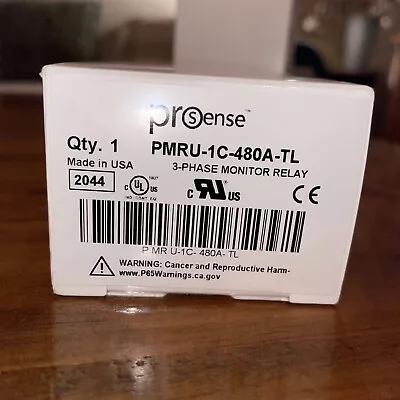 Prosense 3 Phase Monitor Relay PMRU-1C-480A-TL • $85