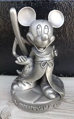 Disney 1994 Disneyana Official Convention Pewter Mickey Mouse Sorceror Figurine • $53.99