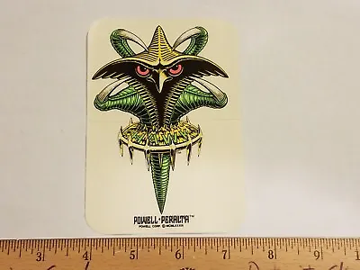 VTG 80's POWELL PERALTA TONY HAWK BIRD CLAW BONES NOS SKATEBOARD DECK STICKER !! • $48.99