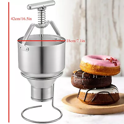 5L Donut Dispenser Manual Doughnut Cake Dropper Maker Depositor Hopper Home • $74.10