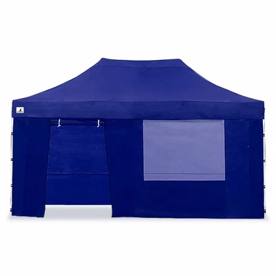 $384.74 • Buy Gazebo Tent Marquee 3x4.5m PopUp Outdoor Wallaroo Blue