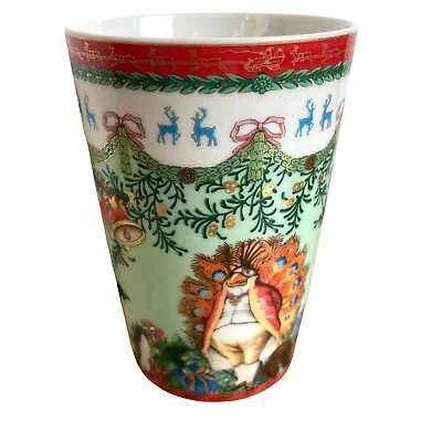 Versace By Rosenthal Merry Christmas 2011 Mug Without Handle 080884 • $100