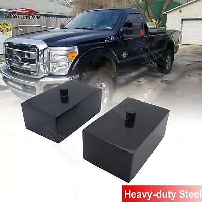 New 2023 2  Rear Leveling Lift Block Kit For 1999-2022 Ford F250 F350 Super Duty • $27.99