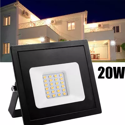 20W Watt LED Flood Light Warm White Outdoor Security Work Lamp Spot Floodlight • $6.99