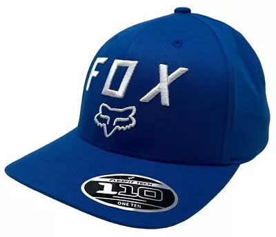 Fox Racing Men's Legacy Moth Embroidered Snapback Hat Cap In Royal Blue • $24.50