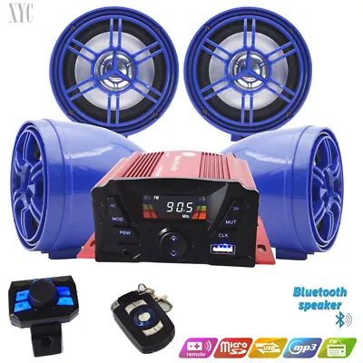 Golf Car Cart MP3/Bluetooth Player Speaker FM Radio AMP Stereo WRemote Control • $141.90