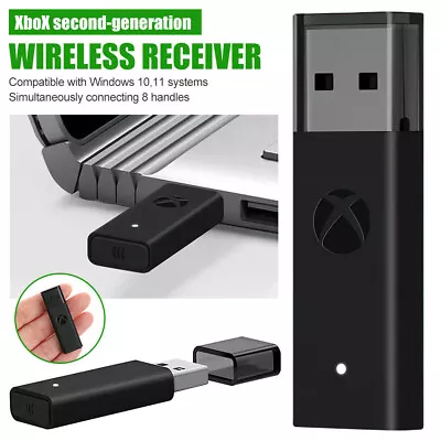 For Xbox One Controller Wireless Adapter Receiver Gamepad Stick For PC USB NWE • $27.99