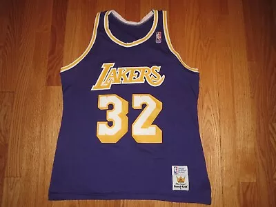 Vtg Magic Johnson Los Angeles Lakers MacGregor Sandknit NBA Jersey Medium *RARE* • $79