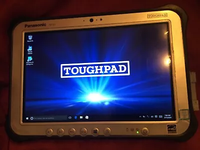 PANASONIC TOUGHPAD FZ-G1 MK4 I5-6300U 256GB SSD 8GB WEBCAM TOUCH LAN Port BT • $99.99