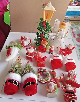 Vintage To New Christmas Ornaments & Decorations Crafts Mixed Materials • $5