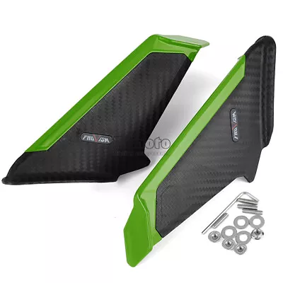 Front Fairing Winglets Side Dynamic Spoiler For KAWASAKI ZX6RZX10RNinja 1000SX • £43.19