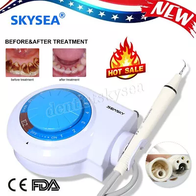 Dental Ultrasonic Piezo Scaler W/ Handpiece 5*Tips Fit For EMS Cavitron Wrench • $129