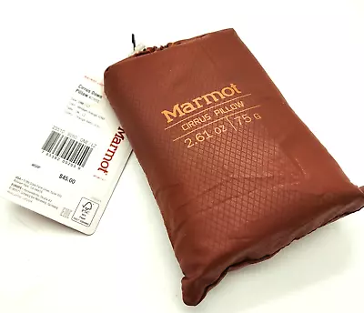 Marmot Cirrus Down Pillow 23510 Vintage Orange Camping Backpacking $45 Msrp-NWT • $22.99