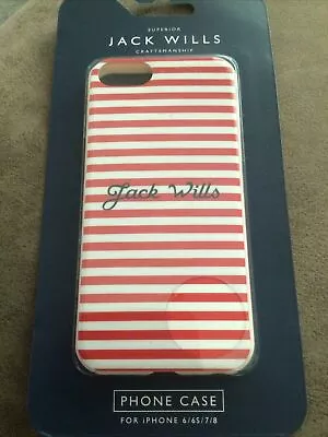Genuine Jack Wills Protective Back Case Cover Skin For Apple IPhone 6 7 8 SE • £3.69