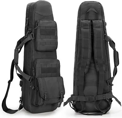 36  Soft Tactical Double Rifle Case Backpack Padded Gun Bag For Hunting Shooting • $98.81