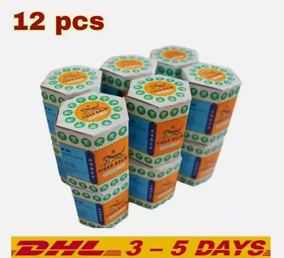 12X TIGER BALM RED HERBAL JAR RUB MUSCLES ACHES PAIN RELIEF 30 Grams • $75.99