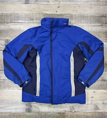 LL Bean Jacket Boys Medium 10-12 Blue 3 In 1 Outdoor Casual Coat Youth • $29.95