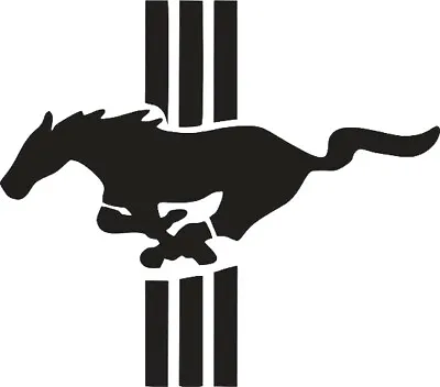 Mustang Ford Running Horse Vinyl Decal Window Sticker • $3.95