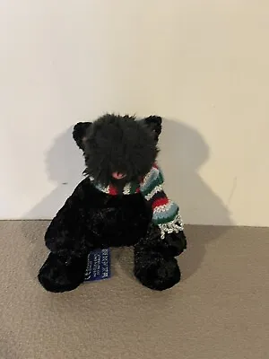 £8.49 • Buy Vintage Style Tesco Chilly & Friends Christmas Black Dog Soft Toy
