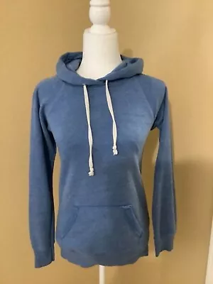 Vintage Havana Women‘s Light Blue Pullover Hoodie Kangaroo Pocket Size S • $18.95