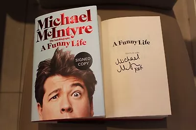 *Signed 1st Ed* MICHAEL McINTYRE 'A Funny Life : The Autobiography' (The Wheel) • £14.99