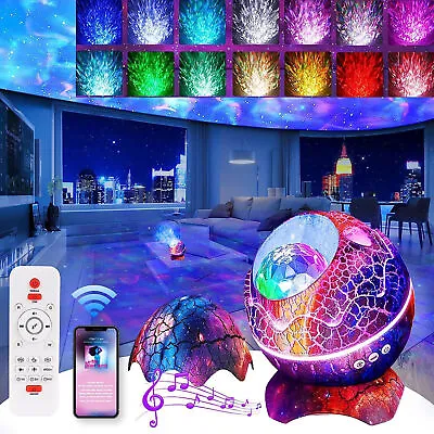 $38.99 • Buy LED Galaxy Projector Starry Night Lamp Projection Light With Remote Music Player