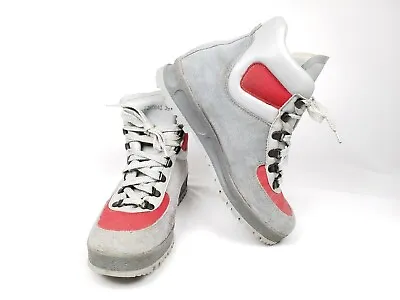 DACHSTEIN Vintage Backpacking Hiking Boots Size 39 - US 6 Gray Red  • $52