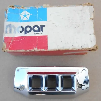 NOS MOPAR 2926424 Power Seat Switch Bezel 1969-70 C Body Chrysler Dodge Plymouth • $150