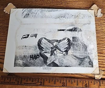 WW2 B-29 USAAF Rare Photo  MISS HAP  Nose Art SHOT DOWN 1945 BuNo 42-24774 • $195