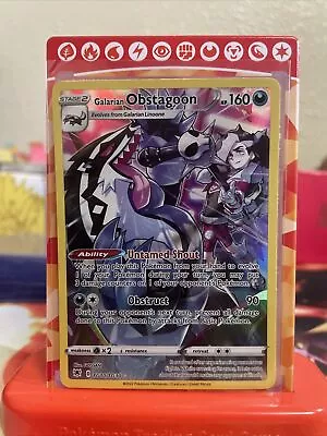 Pokémon TCG Galarian Obstagoon Astral Radiance TG10/TG30 Holo Rare • $1.50