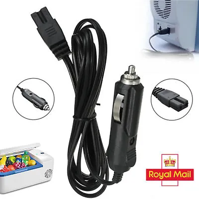 Car Cool Box Lead Cable Wire 12V DC 2Pin Plug For Cooler Mini Portable Fridge • £3.57