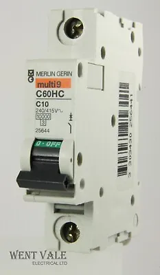 Merlin Gerin Multi 9 - 1a To 63a Single Pole Type C MCB's Rated @ 10kA Unused • £10.30