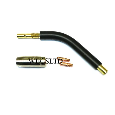 Clarke Hobby/DIY Mig Welder Swan Neck 0.8mm Contact Tips And Gas Shroud Nozzle  • £19