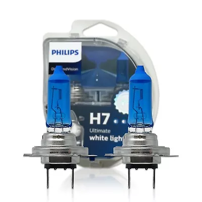 Philips H7 DiamondVision Headlight Halogen Bulbs | 12972DVS2 | Pack Of 2 • $28.99