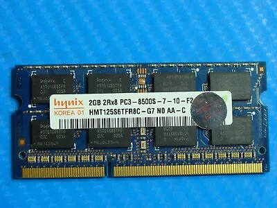 MacBook A1278 Hynix 2GB 2Rx8 PC3-8500S SO-DIMM Memory RAM HMT125S6TFR8C-G7 • $9.99