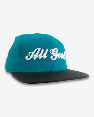 KING Streetwear Snapback Cap - All Good Cap Jade Blue - New • £15