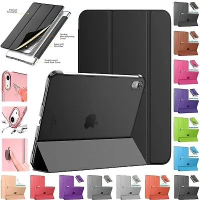 Leather Smart Magnetic Stand Case Cover For IPad 10th Generation 10.9  (2022) • £7.95