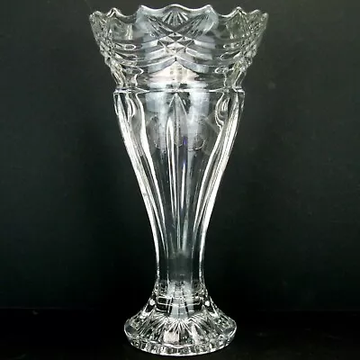 Godinger Shannon Espirit Vase 12  Lead Crystal Czech Republic  • $45