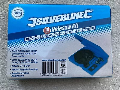 Silverline 633729 Holesaw Kit - 16 Pieces • £9.99